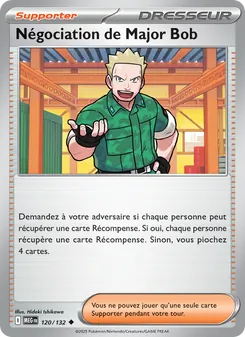 Négociation de Major Bob 120/132 — Mega Evolution