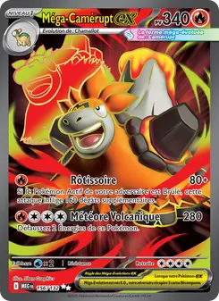 Méga-Camérupt-ex 156/132 — Mega Evolution