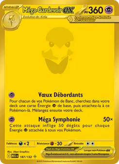 Méga-Gardevoir-ex 187/132 — Mega Evolution