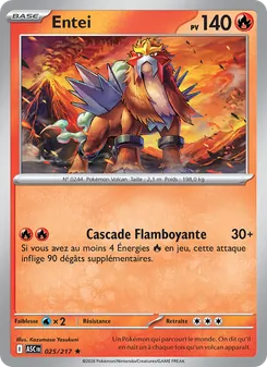 Entei 025/217 — Ascended Heroes