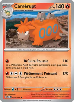 Camérupt 028/217 — Ascended Heroes