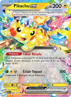 Pikachu-ex 057/217 — Ascended Heroes