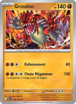 Groudon 108/217 — Ascended Heroes