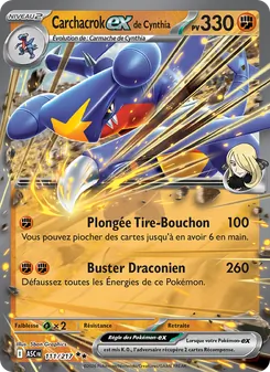 Carchacrock-ex de Cynthia 111/217 — Ascended Heroes