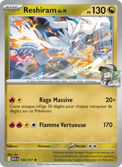 Reshiram de N 154/217 — Ascended Heroes