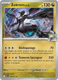 Zekrom de N 155/217 — Ascended Heroes / Black Bolt / Perfect Order