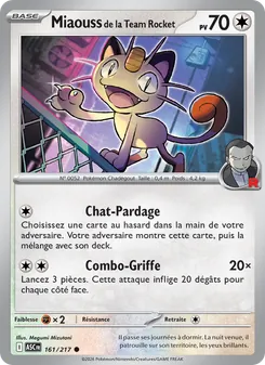 Miaouss de la Team Rocket 161/217 — Ascended Heroes