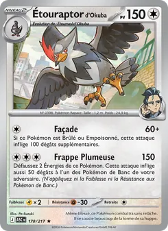 Étouraptor d'Okuba 170/217 — Ascended Heroes