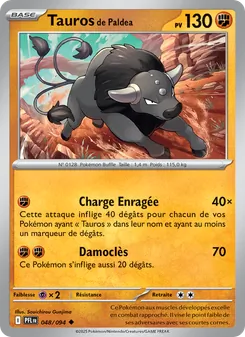 Tauros de Paldea 048/094 — Phantasmal Flames
