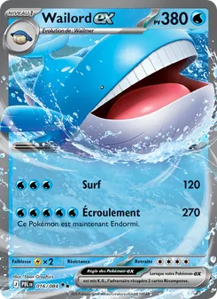 Wailord-ex 016/084 — Pitch Black