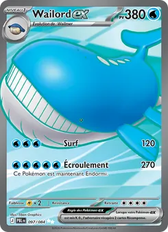 Wailord-ex 097/084 — Pitch Black