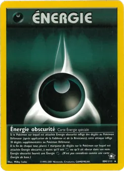 Énergie obscurité 104/111 — Neo Genesis