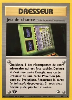 Jeu de chance 92/111 — Neo Genesis