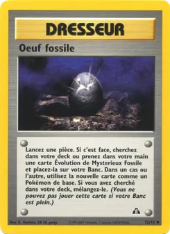 Oeuf fossile 72/75 — Neo Discovery