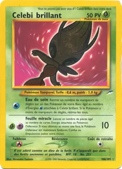 Celebi brillant 106/105 — Neo Destiny