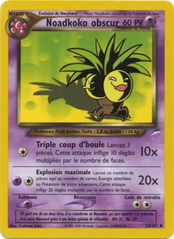 Noadkoko obscur 33/105 — Neo Destiny