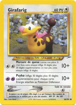 Girafarig 66/105 — Neo Destiny