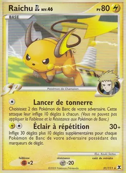 Raichu GL Niv. 46 31/111 — Rising Rivals