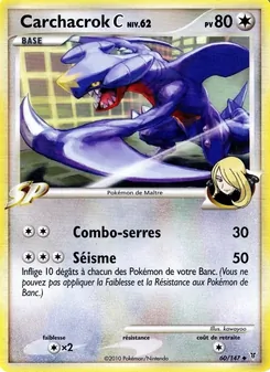 Carchacrok C 60/147 — HeartGold SoulSilver / POP Series 7 / Rising Rivals / Supreme Victors / Unleashed