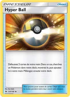 Hyper Ball 135/149 — Sun & Moon