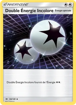 Double Énergie Incolore 136/149 — Sun & Moon