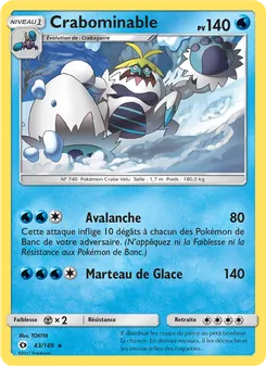Crabominable 43/149 — Sun & Moon