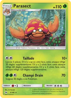 Parasect 5/149 — Sun & Moon
