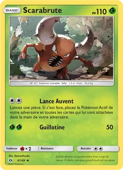 Scarabrute 6/149 — Sun & Moon