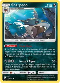 Sharpedo 82/149 — Sun & Moon