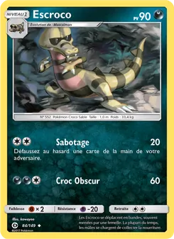 Escroco 84/149 — Sun & Moon