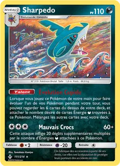 Sharpedo 111/214 — Unbroken Bonds