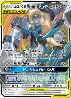 Lucario et Melmetal GX 120/214 — Unbroken Bonds