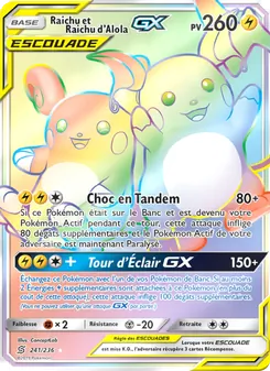 Raichu et Raichu d’Alola GX 241/236 — Unified Minds