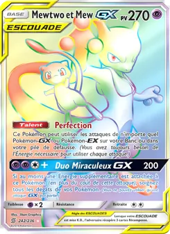 Mewtwo et Mew GX 242/236 — Unified Minds