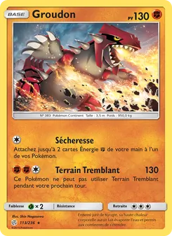 Groudon 113/236 — Cosmic Eclipse