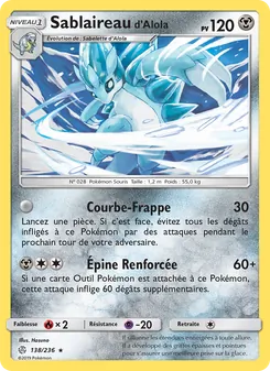 Sablaireau d’Alola 138/236 — Cosmic Eclipse