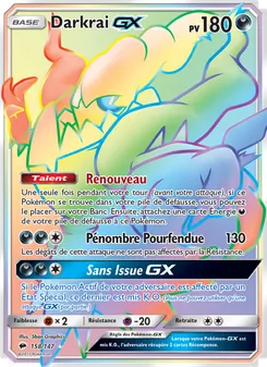 Darkrai GX 158/147 — Burning Shadows