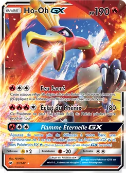Ho-Oh GX 21/147 — Burning Shadows