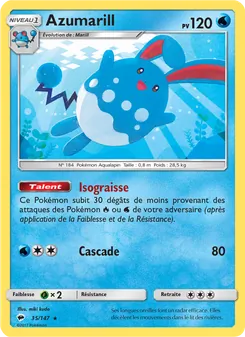 Azumarill 35/147 — Burning Shadows