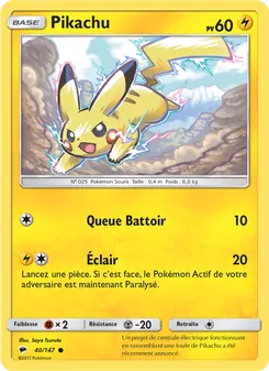 Pikachu 40/147 — Burning Shadows