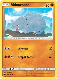 Rhinocorne 65/147 — Burning Shadows
