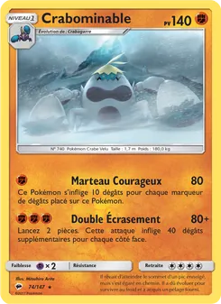 Crabominable 74/147 — Burning Shadows