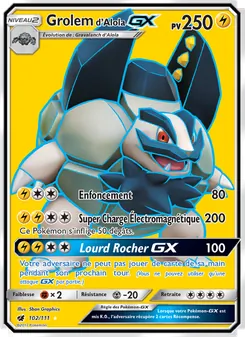 Grolem d’Alola GX 102/111 — Crimson Invasion