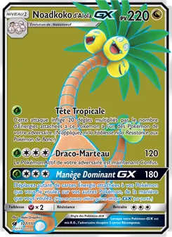 Noadkoko d’Alola GX 107/111 — Crimson Invasion