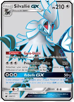Silvallié GX 108/111 — Crimson Invasion