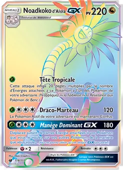 Noadkoko d’Alola GX 118/111 — Crimson Invasion