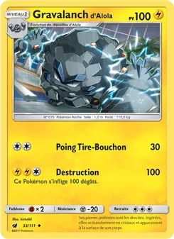 Gravalanch d’Alola 33/111 — Crimson Invasion
