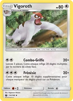 Vigoroth 114/168 — Celestial Storm
