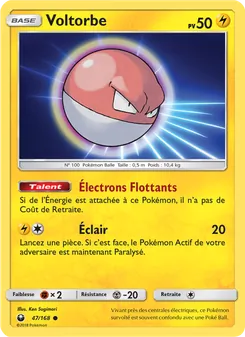 Voltorbe 47/168 — Celestial Storm