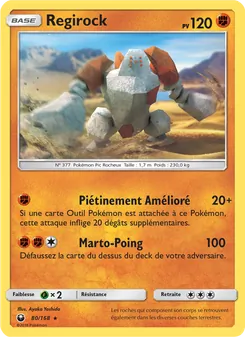 Regirock 80/168 — Celestial Storm